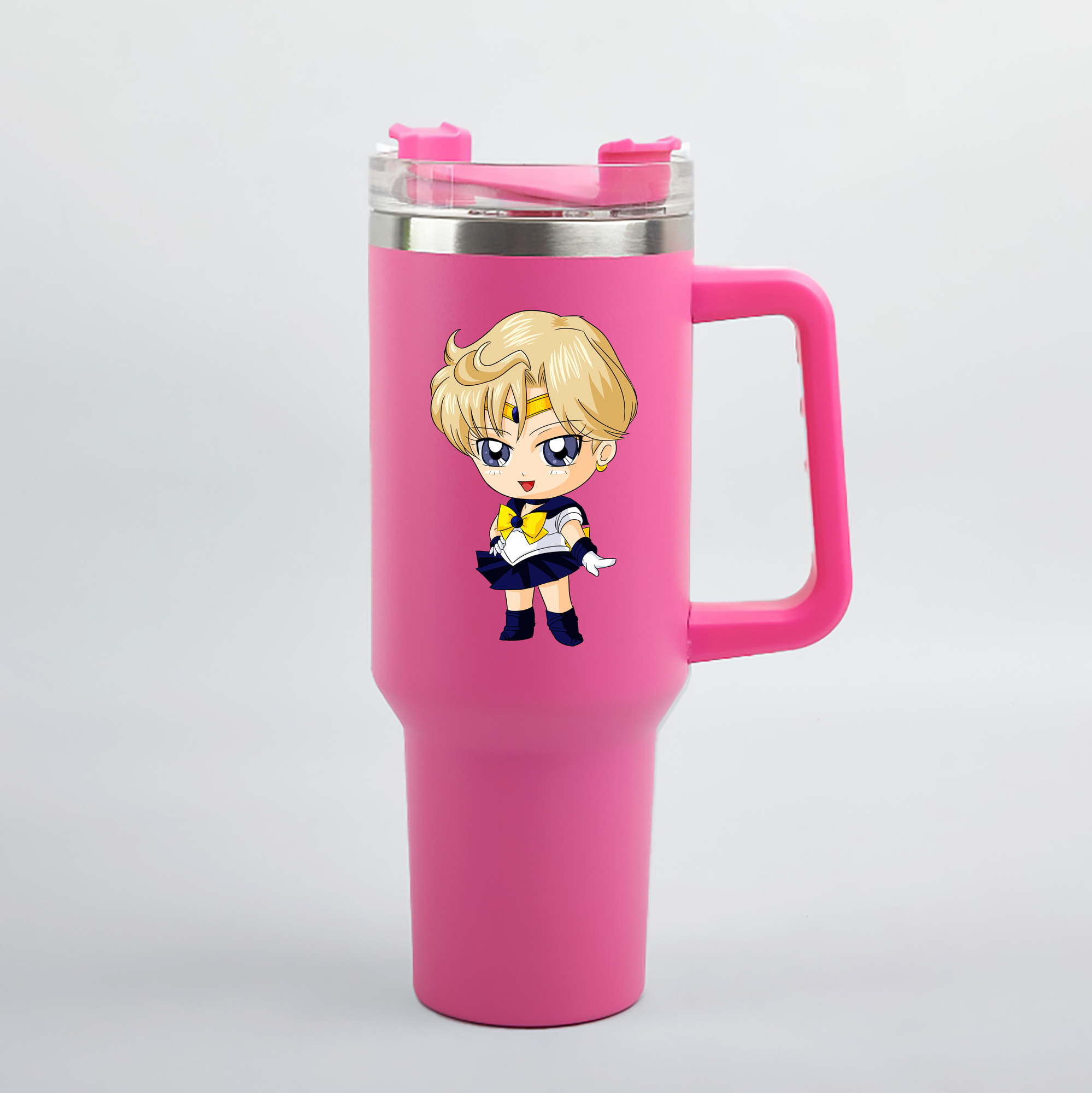 （画像用） 美少女戦士セーラームーン 天王はるか Sailor Moon Tenoh Haruka 1200mL車用タンブラー（カラープリント）